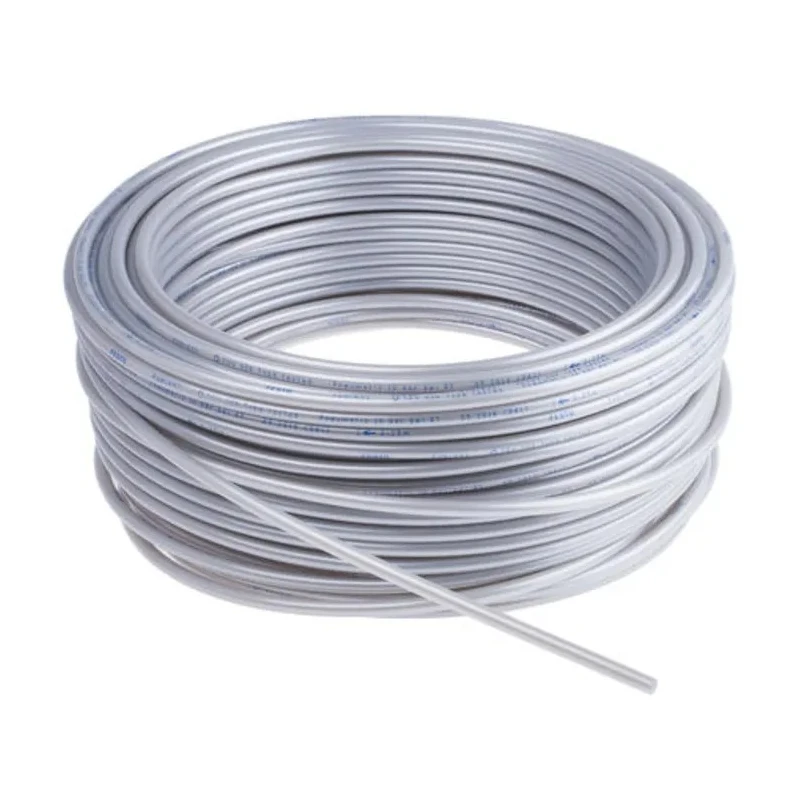 Festo Compressed Air Pipe Polyurethane Silver 50m, Outside Diameter 10mm, Max Pressure 10 bar PUN-H-10X1,5-SI