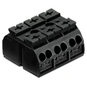WAGO Terminal Strip 3-Way, 12AWG, 20AWG, Chassis Mount, 32A Cage Clamp 862-503