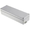 RS PRO RJ Series Aluminium Enclosure 122-8924, Grey Lid, IP66, IP67, IP68, IP65, IK09, 57mm Height, 250mm Width, 250mm Length