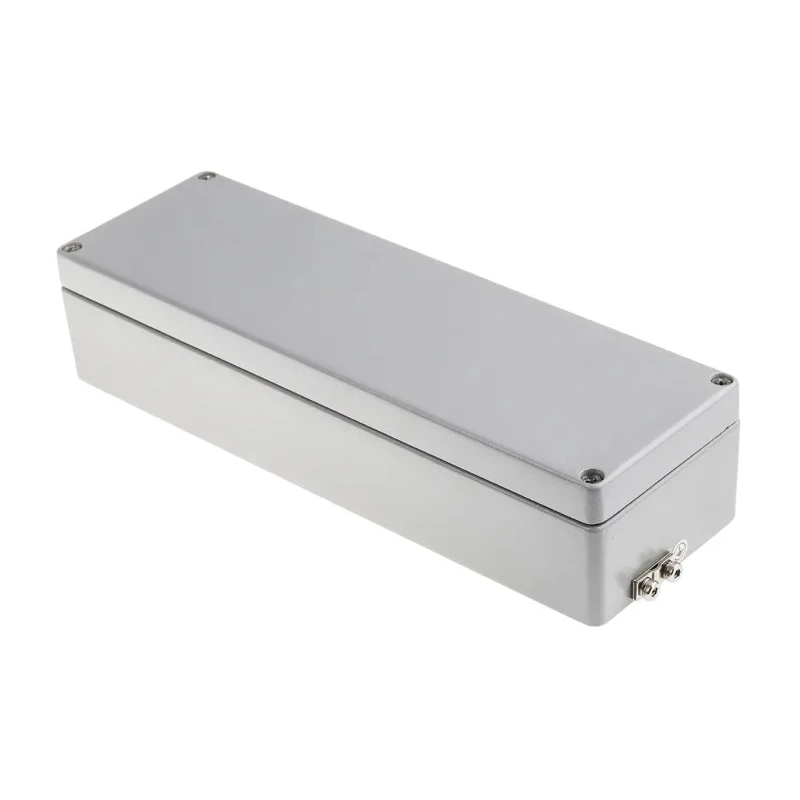 RS PRO RJ Series Aluminium Enclosure 122-8924, Grey Lid, IP66, IP67, IP68, IP65, IK09, 57mm Height, 250mm Width, 250mm Length