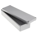 RS PRO RJ Series Aluminium Enclosure 122-8924, Grey Lid, IP66, IP67, IP68, IP65, IK09, 57mm Height, 250mm Width, 250mm Length