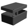 RS PRO RJ Series Aluminium Enclosure IP66, IK09, Grey Lid, 57mm x 125mm x 125mm IP66