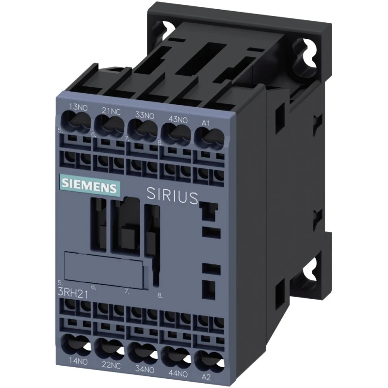 Siemens SIRIUS Contactor Relay 230V AC Coil, 10A, 3 NO/1 NC, 690V AC, DIN Rail Mount 3RH2131-2AP00