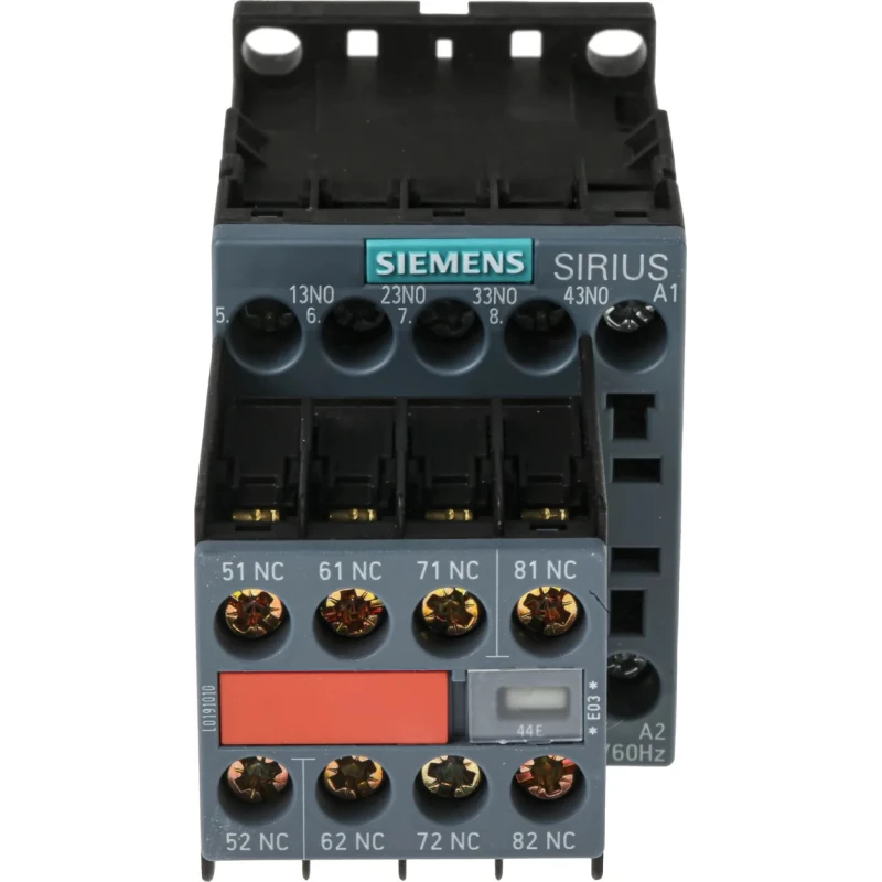Siemens SIRIUS Contactor Relay 230V AC Coil, 10A, 4 NO/4 NC, 690V AC DIN Rail 3RH2244-1AP00