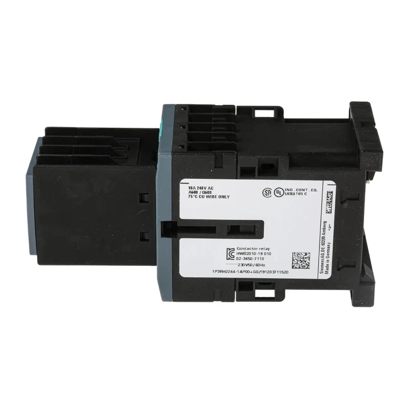 Siemens SIRIUS Contactor Relay 230V AC Coil, 10A, 4 NO/4 NC, 690V AC DIN Rail 3RH2244-1AP00
