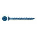 DeWALT Stainless Steel Concrete Screw, 6.3 mm Thread Size, 82 mm Length, 4.8 mm Drill Diameter, Countersunk Head DWT1410300
