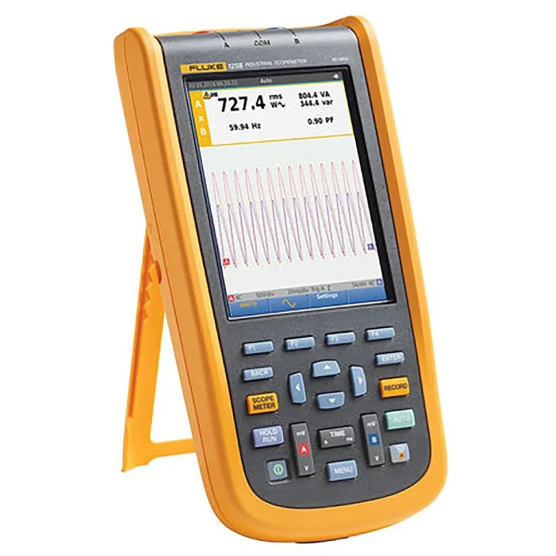 Fluke 120B Series 20 MHz Handheld Digital Oscilloscope -123B/UK/S, Lithium-Ion Battery, TFT Colour Display FLUKE-123B/UK/S