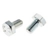 RS PRO Bright Zinc Steel Hex Bolt M6 x 10 mm DIN 933 Grade 8.8 Fully Threaded 525-852