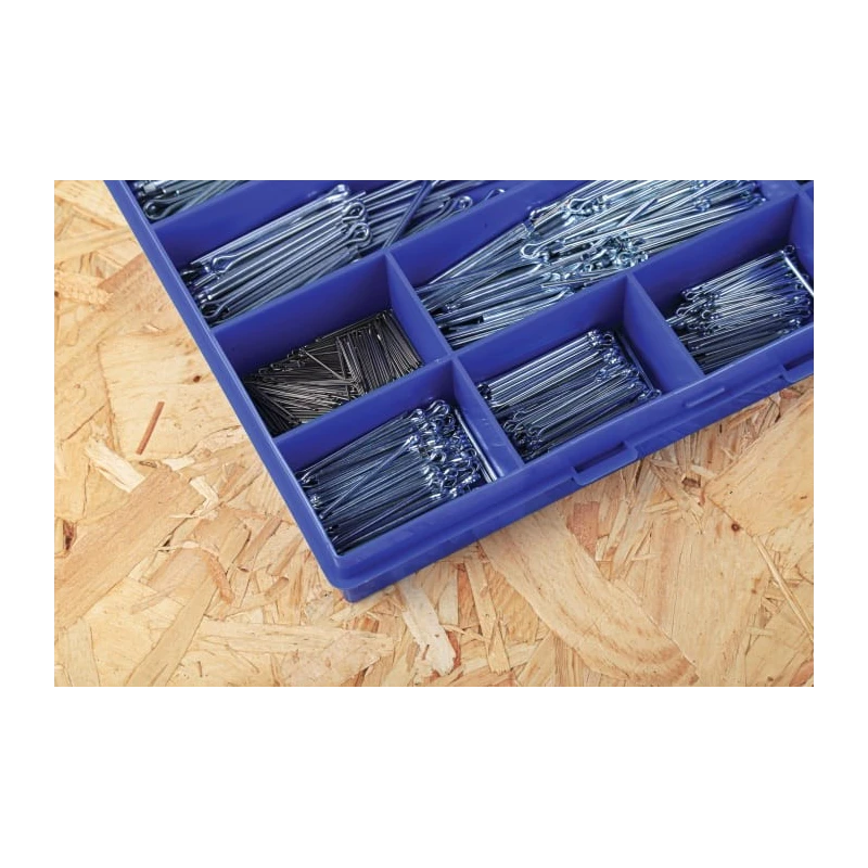 RS PRO Bright Zinc Steel Split Pin 50.8 mm Length, 4 mm Diameter, DIN Standards 526-625