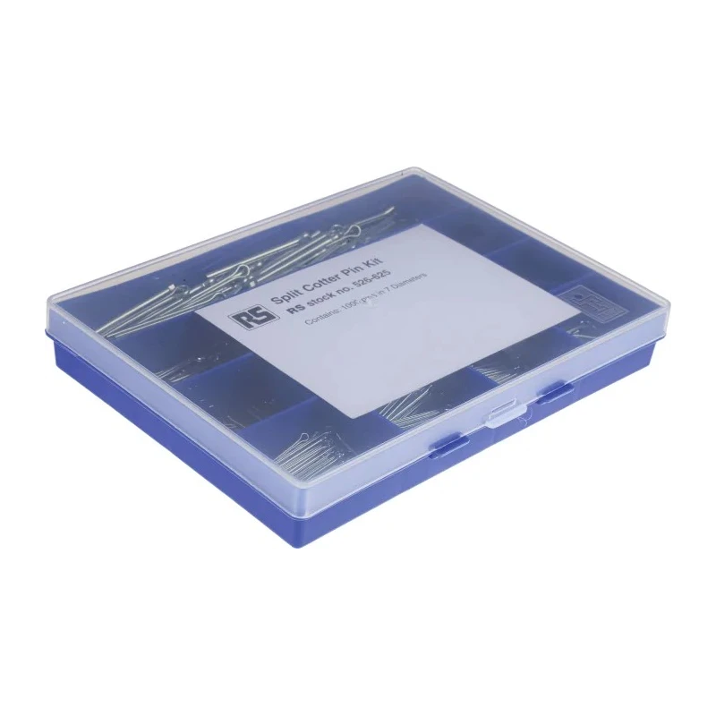 RS PRO Bright Zinc Steel Split Pin 50.8 mm Length, 4 mm Diameter, DIN Standards 526-625
