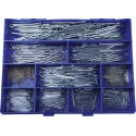 RS PRO Bright Zinc Steel Split Pin 50.8 mm Length, 4 mm Diameter, DIN Standards 526-625
