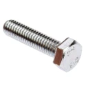 RS PRO Bright Zinc-Plated Steel Hex Bolt M6 x 25 mm, Grade 8.8, DIN 933, 525-880