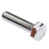RS PRO Bright Zinc-Plated Steel Hex Bolt M6 x 25 mm, Grade 8.8, DIN 933, 525-880