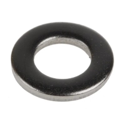 RS PRO Stainless Steel Plain Washer, 6.4mm ID, 12mm OD, 1.6mm Thickness, DIN 125A, 250 Pcs 527-404