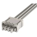 HARTING Har-Flexicon Series Pluggable Terminal Block, 2 Contacts, 2.54 mm Pitch, 1 Row, Vertical, Liquid 14310213101160