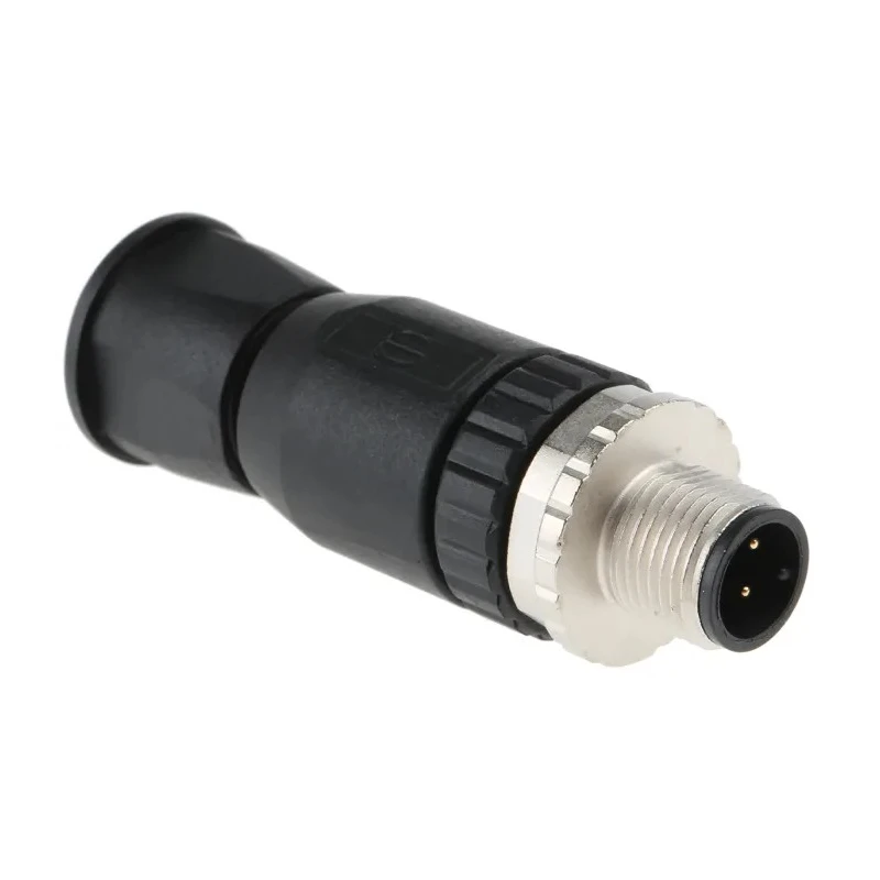 HARTING Circular Connector, 4 Contacts, Cable Mount, M12 Plug, Male, IP67, 250V, 7.5A, Die Cast Zinc/Polyamide 21033191401