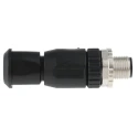 HARTING Circular Connector, 4 Contacts, Cable Mount, M12 Plug, Male, IP67, 250V, 7.5A, Die Cast Zinc/Polyamide 21033191401