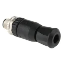 HARTING Circular Connector, 4 Contacts, Cable Mount, M12 Plug, Male, IP67, 250V, 7.5A, Die Cast Zinc/Polyamide 21033191401