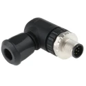 HARTING Circular Connector, 8 Contacts, Cable Mount, M12 Plug, Male, IP67, Die Cast Zinc & Polyamide, Right 21033193801