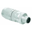 HARTING Circular Connector M12, 3 Contacts, Male Plug, Cable Mount, IP65/IP67, Harax M12 Series 21032411301