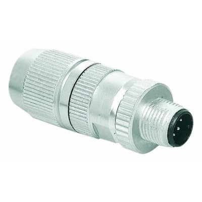 HARTING Circular Connector M12, 3 Contacts, Male Plug, Cable Mount, IP65/IP67, Harax M12 Series 21032411301