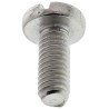 RS PRO Slot Pan Head Stainless Steel Machine Screw M4 Thread, 10 mm Length, A2 Grade, Plain Finish 527-022