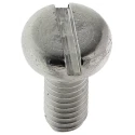 RS PRO Slot Pan Head Stainless Steel Machine Screw M4 Thread, 10 mm Length, A2 Grade, Plain Finish 527-022