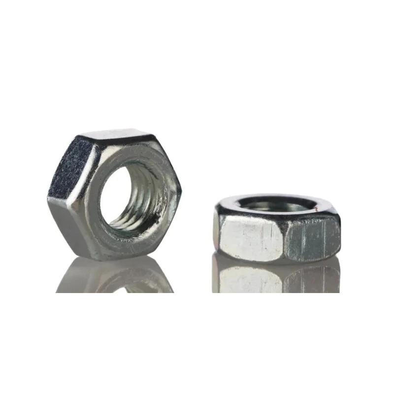 RS PRO Plain Stainless Steel Hex Nut M3 DIN 934, Full Hex A2 Grade, Height 2.4mm, 527-230