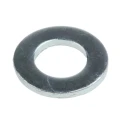 RS PRO Steel Bright Zinc Washer, M10, DIN 125A, Steel, 21 mm External Diameter, 10.5 mm Internal Diameter, 2 mm 527-640