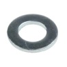 RS PRO Steel Bright Zinc Washer, M10, DIN 125A, Steel, 21 mm External Diameter, 10.5 mm Internal Diameter, 2 mm 527-640