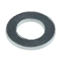 RS PRO Steel Bright Zinc Washer, M10, DIN 125A, Steel, 21 mm External Diameter, 10.5 mm Internal Diameter, 2 mm 527-640