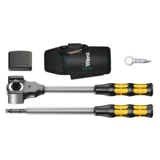 Wera Koloss Ratchet Socket Wrench 1/2 inch Drive, 137mm Length, Heavy Duty Ratchet Handle 05133862001