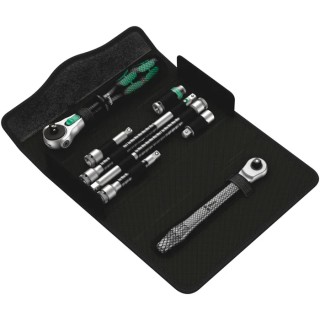 Wera Zyklop 1/4 in Ratchet With Multi-Component Handle, Chrome Molybdenum Steel, 152mm, 72 Teeth, 05135949001