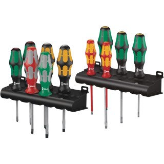 Wera 13-Piece Phillips, Slotted, Square Screwdriver Set Kraftform XXL Ergonomic Handle 05078695001