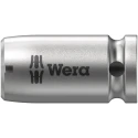 Wera 1/4 Inch Hex Adapter, 25 mm Length, Square to Hex Drive, DIN ISO 1173, 05042605001