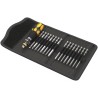 Wera Anti-Static Screwdriver Bit Set, 1/4 in Hex, Phillips, Pozidriv, Slotted, Torx, 17 Pieces, ESD Safe, 155mm 05051043001