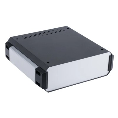 CamdenBoss Aluminium Instrument Case 70.4mm Height, 221.5mm Length, 205mm Width, Grey, Series 110 CDIC00002