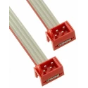 TE Connectivity Micro-MaTch Ribbon Cable Flat 1.27mm Pitch 4 Conductors 200.5mm Grey 28AWG 2205060-3