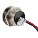RS PRO Green Panel Mount Indicator 24V DC Lead Wire IP67 Flush 123-2428