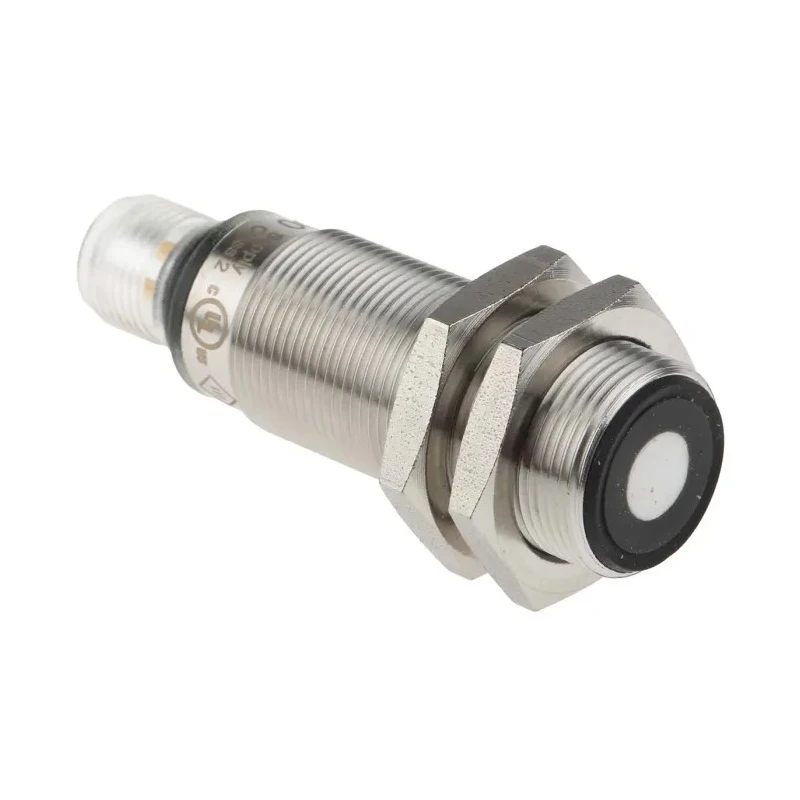 ifm electronic Threaded Barrel Ultrasonic Proximity Sensor M18 x 1, 300 mm, 100mA, PNP, 3V–30V DC UGT500