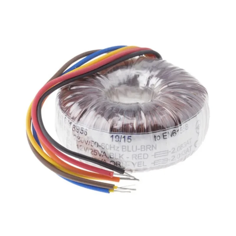 RS PRO Toroidal Transformer 2 x 115 V AC Primary, 2 x 30 V AC Secondary, 11.11A, 3.5kg, Surface Mount, 136mm 123-4041