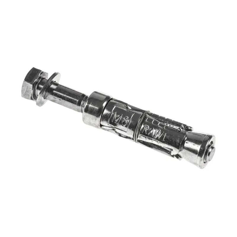 RawlPlug Carbon Steel Mechanical Shield Anchor, M8 x 80 mm, Zinc Plated, Loose Bolt R-RBL-M08/25W