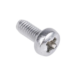 RS PRO Pozidriv Pan Head Stainless Steel Machine Screw, M2.5 Thread, 6 mm Length, A2 Grade, DIN 7985, 528-716