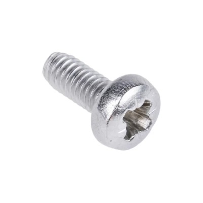RS PRO Pozidriv Pan Head Stainless Steel Machine Screw, M2.5 Thread, 6 mm Length, A2 Grade, DIN 7985, 528-716
