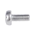 RS PRO Pozidriv Pan Head Stainless Steel Machine Screw, M2.5 Thread, 6 mm Length, A2 Grade, DIN 7985, 528-716