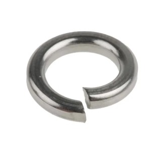 RS PRO Stainless Steel Lock Washer M6 DIN 7980, A2 Grade, Plain Finish 530-848