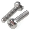 RS PRO Pozidriv Pan Stainless Steel Machine Screw M3, 12mm, DIN 7985, Grade A2 528-750