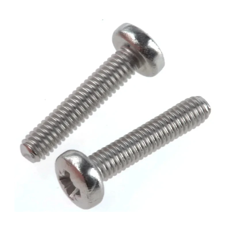 RS PRO Pozidriv Pan Stainless Steel Machine Screw M3, 12mm, DIN 7985, Grade A2 528-750