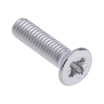 RS PRO Pozidriv Countersunk Stainless Steel Machine Screw M3, 12 mm Length, A2 Grade, DIN 965, 528-952