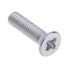 RS PRO Pozidriv Countersunk Stainless Steel Machine Screw M3, 12 mm Length, A2 Grade, DIN 965, 528-952